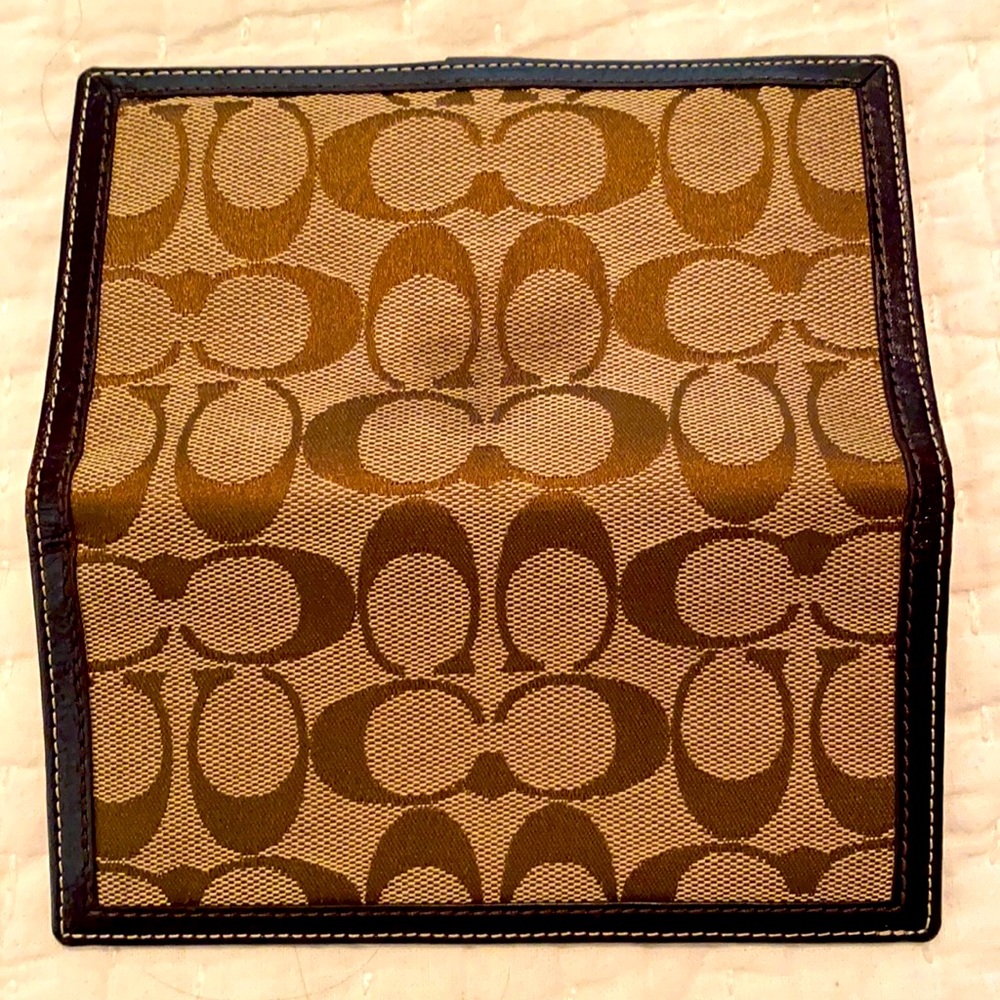 Coach checkbook wallet